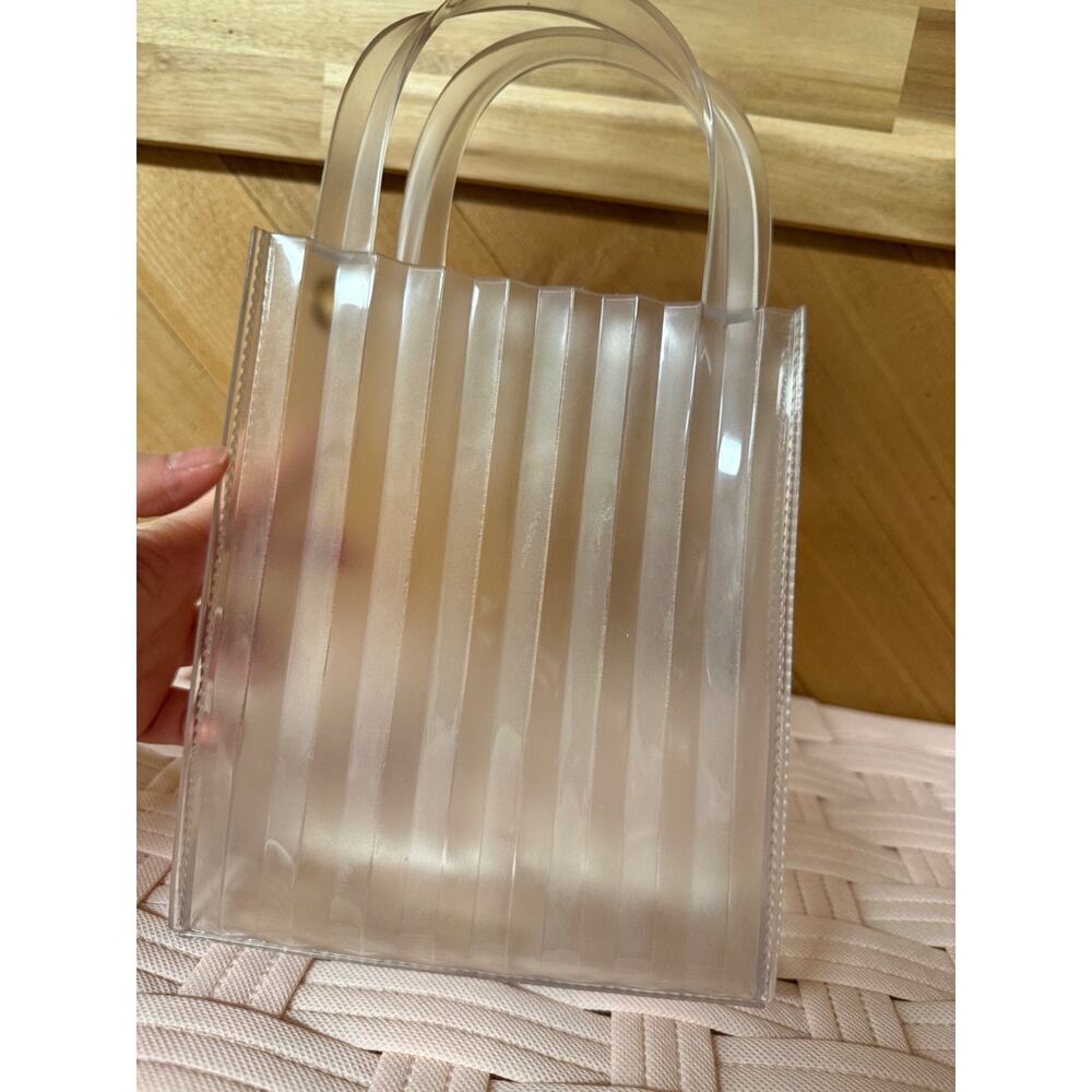 EUC Forever 21 Clear/Matte Cross Body/Top Handle Bag Purse - Picture 3 of 9